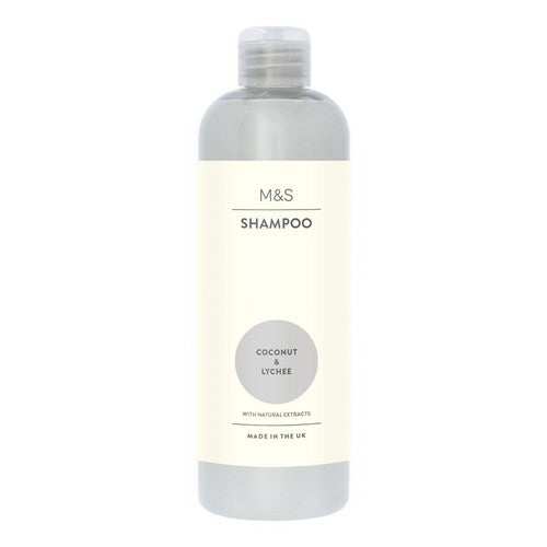M&S Coconut and Lychee Shampoo 500ml, imported from the UK