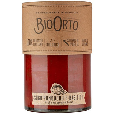 M&S Bio Orto Organic Tomato & Basil Pasta Sauce 350g- Buy online at McGrocer