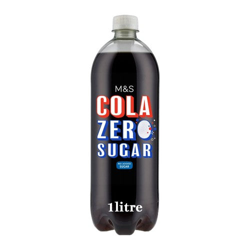 M&S Cola Zero soft drink 1L, imported from the UK