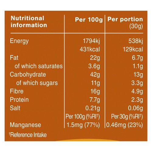 Graze Honey Oat Boost Flapjack Snack