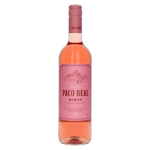 M&S Paco Real Rosé Wine 75cl, imported from the UK