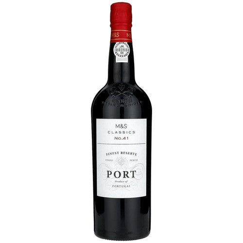 M&S Classics Finest Reserve Ruby Port 75cl, imported from the UK
