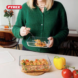 Pyrex Cook and Freeze Dish with Lid 1.5L, imported from the UK
