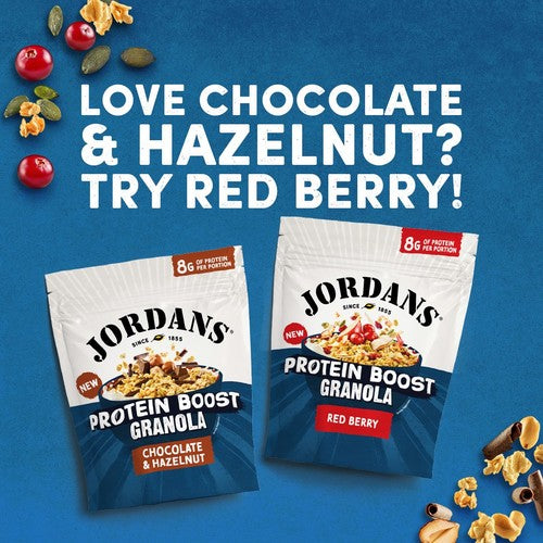 Jordans Protein Boost Chocolate & Hazelnut Granola 400g, UK version
