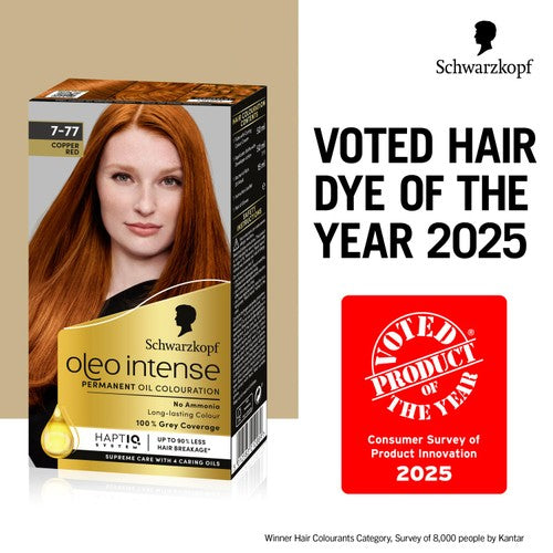 Schwarzkopf copper red permanent hair dye (British brand)