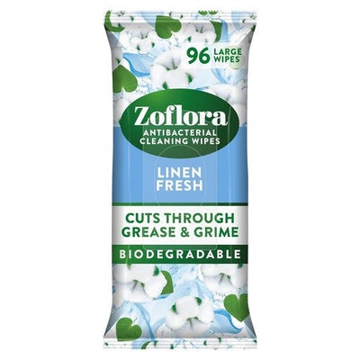 M&S Zoflora Linen Fresh Antibacterial Multi-surface Wipes 96 Pack- Buy online at McGrocer