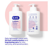 E45 Moisturiser Body Lotion for Dry  Sensitive Skin