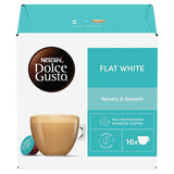 Dolce Gusto Flat White coffee pods 16 capsules, imported from the UK