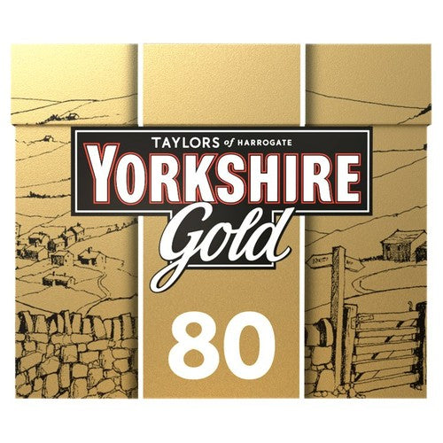 Yorkshire Tea Gold Teabags 80 count (British brand)