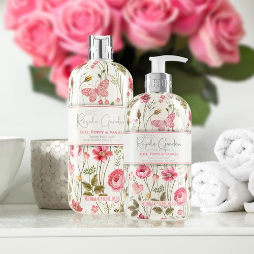 Baylis & Harding Royale Garden Rose, Poppy & Vanilla body wash 500ml - British product
