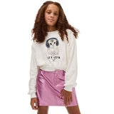 M&S New York Cat Sweatshirt, 9-10 Years, Ecru