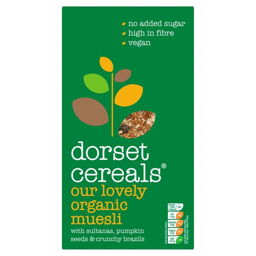 Dorset Cereals Organic Muesli No Added Sugar Breakfast Cereal