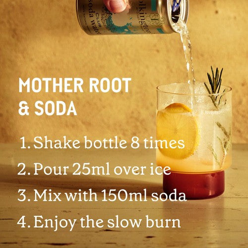 Mother Root ginger non-alcoholic aperitif 500ml, imported from the UK
