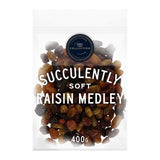 M&S soft raisin medley 400g, imported from the UK