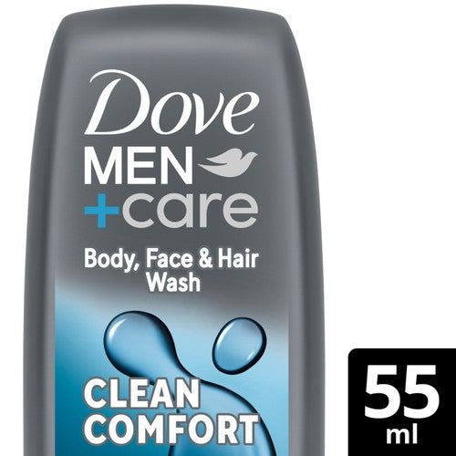 Dove Men+Care Clean Comfort Body Wash 55ml - British product