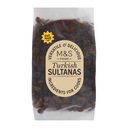 M&S Turkish sultanas 500g, imported from the UK