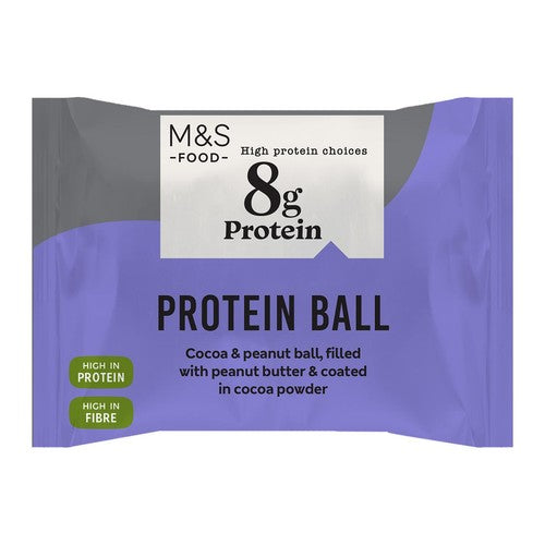 M&S Protein Ball Date Peanut Butter 40g, imported from the UK