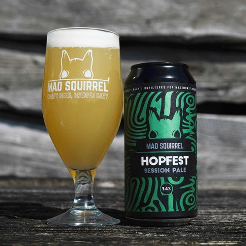 Mad Squirrel Hopfest Pale Ale gluten-free 440ml, imported from the UK