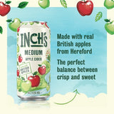 Inch's Medium Apple Cider Can 440ml, UK version