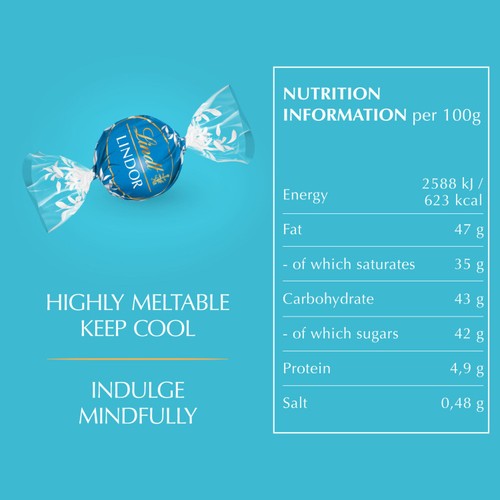 Lindt chocolate truffles salted caramel 200g, imported from the UK