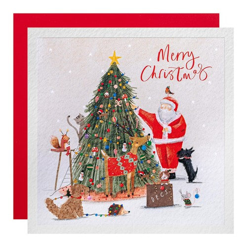 M&S Cute Santa Charity Christmas Card Pack