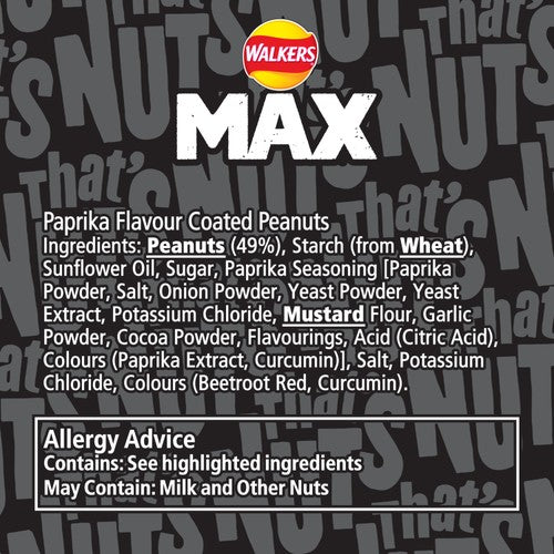 That's Nuts paprika coated peanuts 160g (British brand)