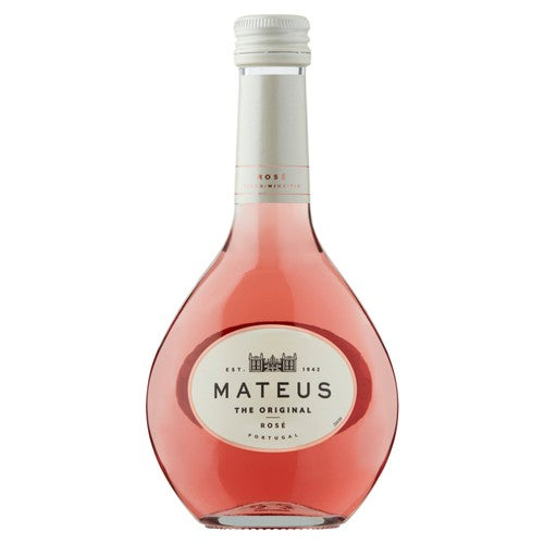 Mateus Rosé sparkling wine 187ml, imported from the UK