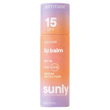 ATTITUDE Lip Balm - Coconut - 15 SPF
