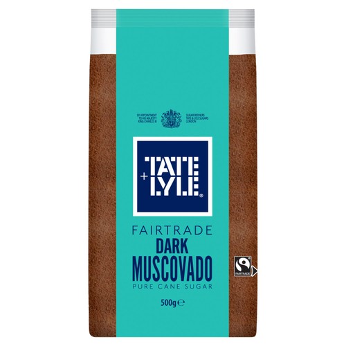 Tate & Lyle pure dark muscovado sugar 500g (British brand)