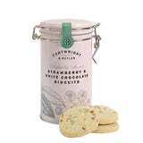 Cartwright & Butler Strawberry & White Chocolate Biscuits in Tin