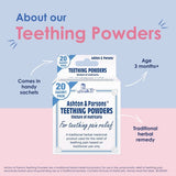 Ashton & Parsons infants' teething powders 20 sachets - British product