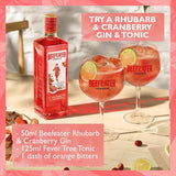 Beefeater Rhubarb  Cranberry Pink Gin