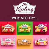 Mr Kipling apple and blackcurrant pies, imported from the UK