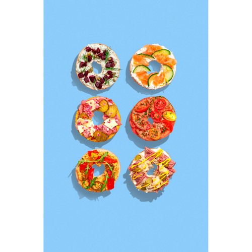 New York Bakery wholemeal bagels 5 pack, imported from the UK