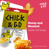 Chick and Go, dried chicken breast slices with mustard and honey
