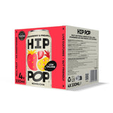 Hip Pop strawberry and pineapple kombucha 4 x 330ml, UK version