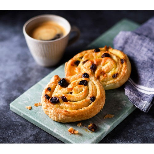 M&S gluten free pain aux raisins pastry 2 pack, imported from the UK