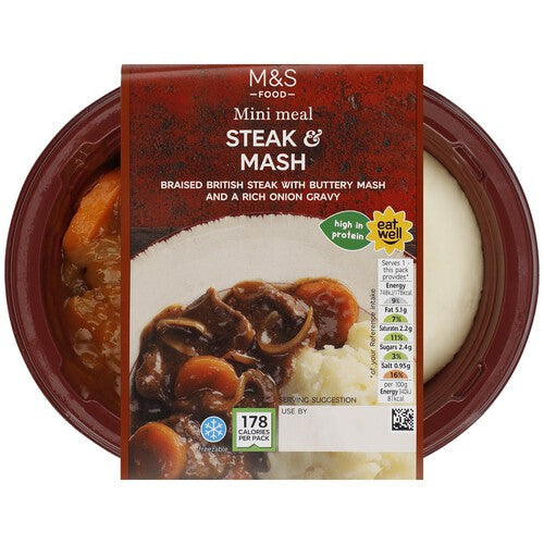 MS Steak  Mash Mini Meal