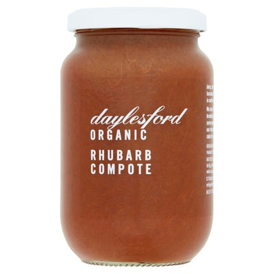 M&S Daylesford Organic Rhubarb Compote 385g- Buy online at McGrocer