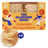 The Glorious Mess caramel meringue nests 4 x 30g (British brand)
