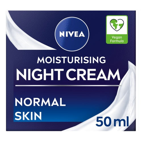 Nivea night face moisturiser for normal skin, imported from the UK