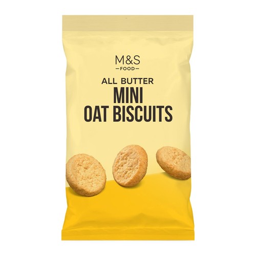 M&S mini oat biscuits 100g, imported from the UK