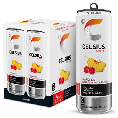 M&S Celsius Energy Drink Peach Raspberry- Buy online at McGrocer