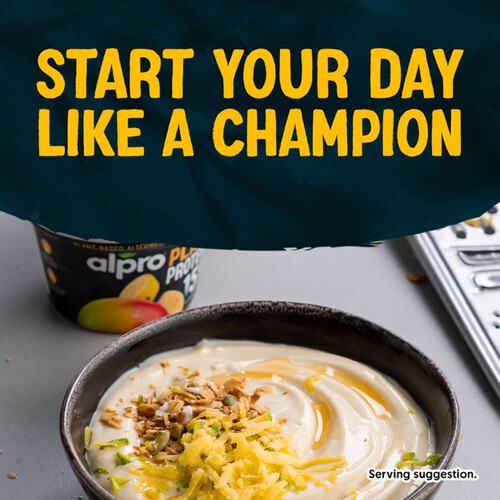 Alpro Plant High Protein Mango  Banana Yoghurt Alternative