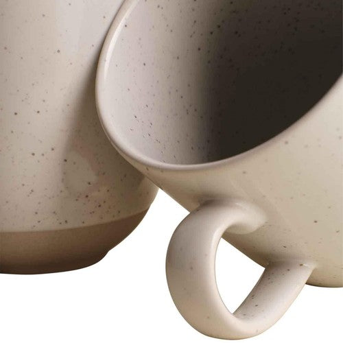 M&S speckle ceramic latte mug set of four (British brand)
