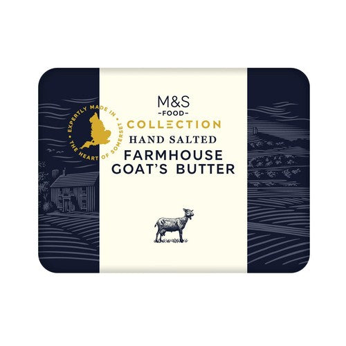 M&S salted goat's butter 250g, imported from the UK
