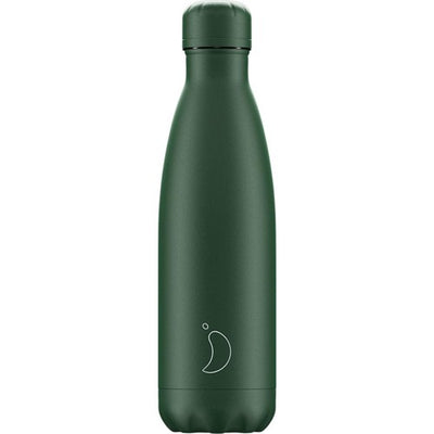 M&S Chilly's Matte All Green Insulated Water Bottle 500ml- Buy online at McGrocer