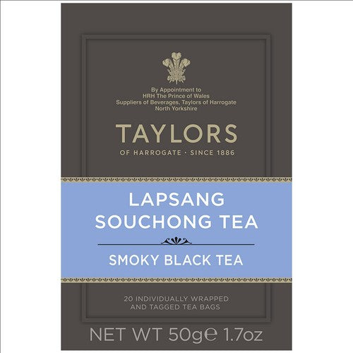 Taylors Lapsang Souchong black tea bags 20 tea bags (British brand)