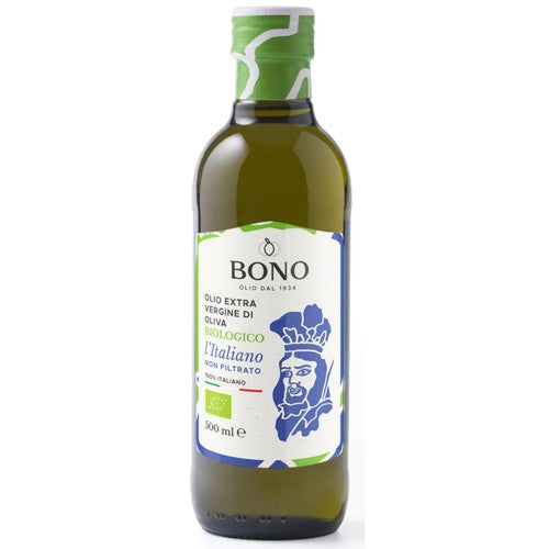 Bono Unfiltered Organic Italian Extra Virgin Olive Oil 500ml - British product