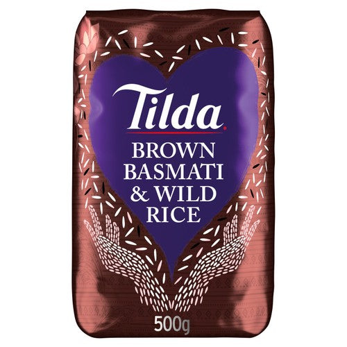Tilda Brown Basmati and Wild Rice 500g (British brand)